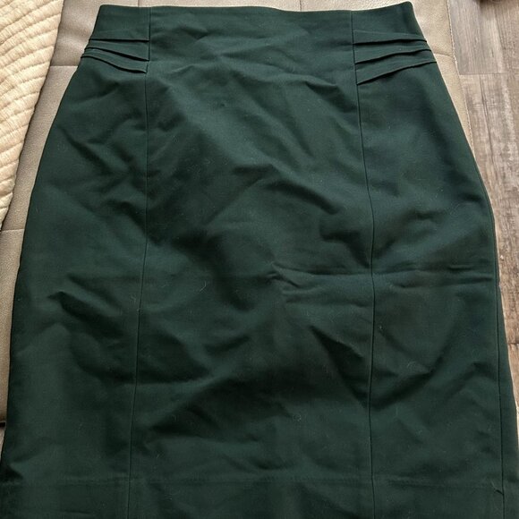 Express Pencil Skirt in Forest Green - Picture 1 of 2